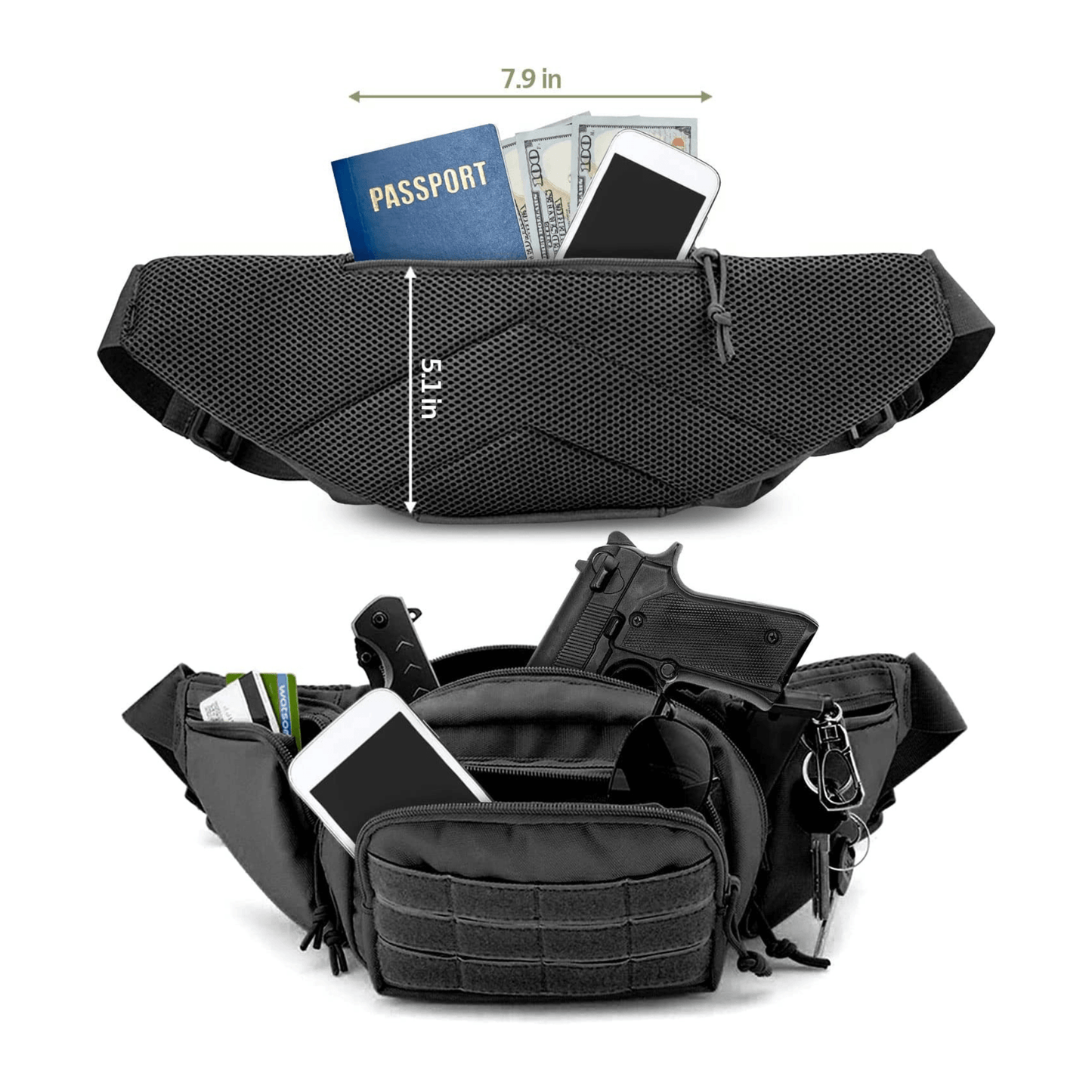 GearGuard Tactical Waist Pack