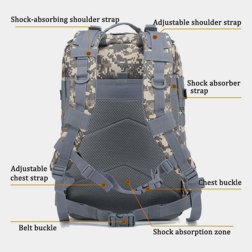 TrekForce 45L Tactical Backpack