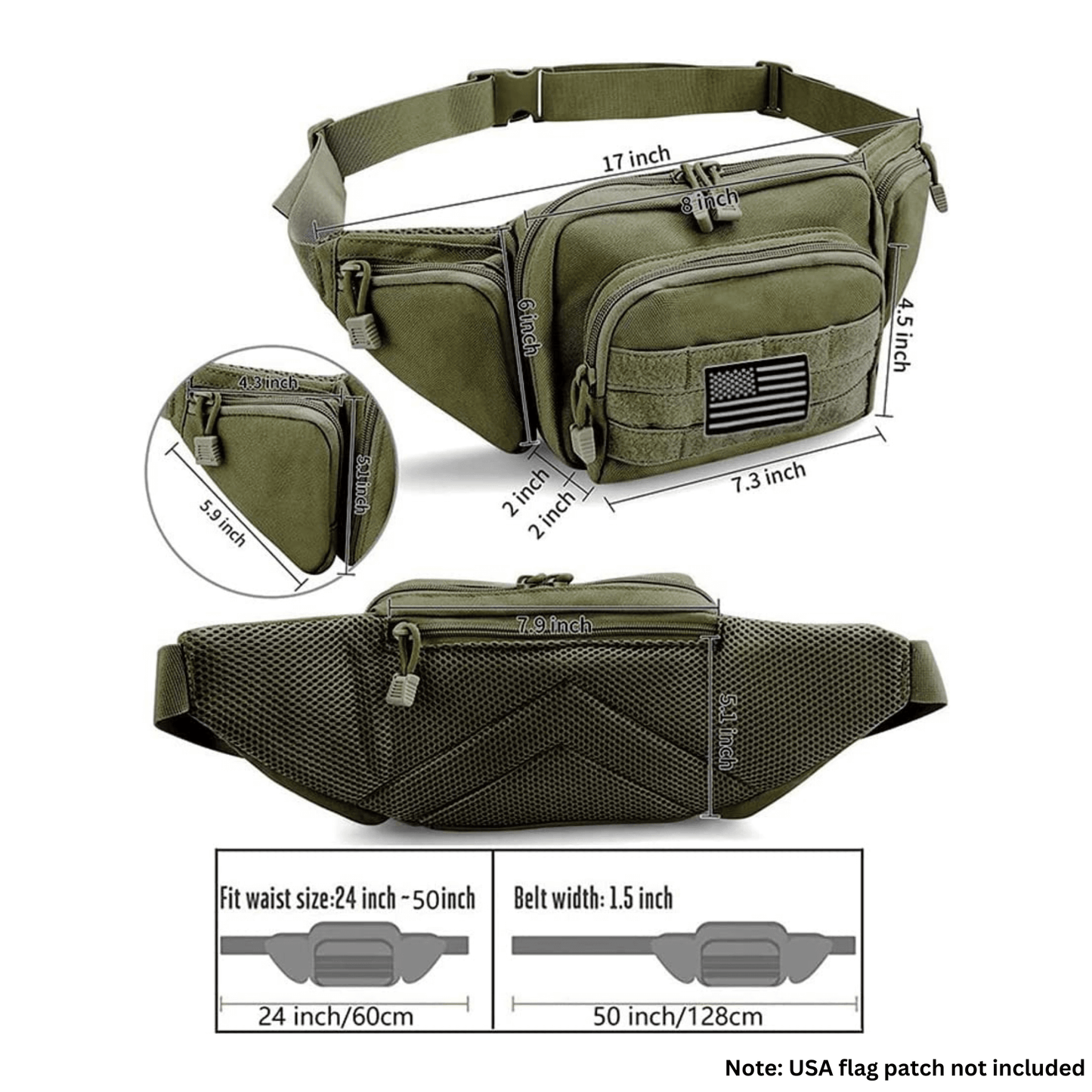 GearGuard Tactical Waist Pack