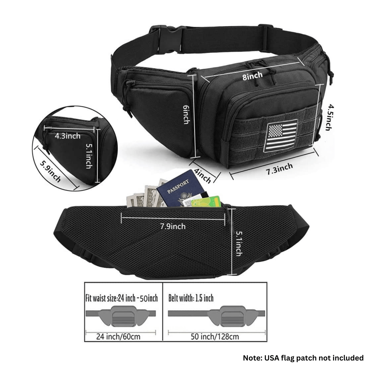 GearGuard Tactical Waist Pack