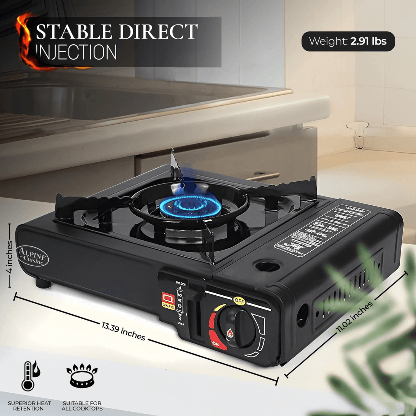 Alpine Cuisine / Lightweight Portable Gas Stove