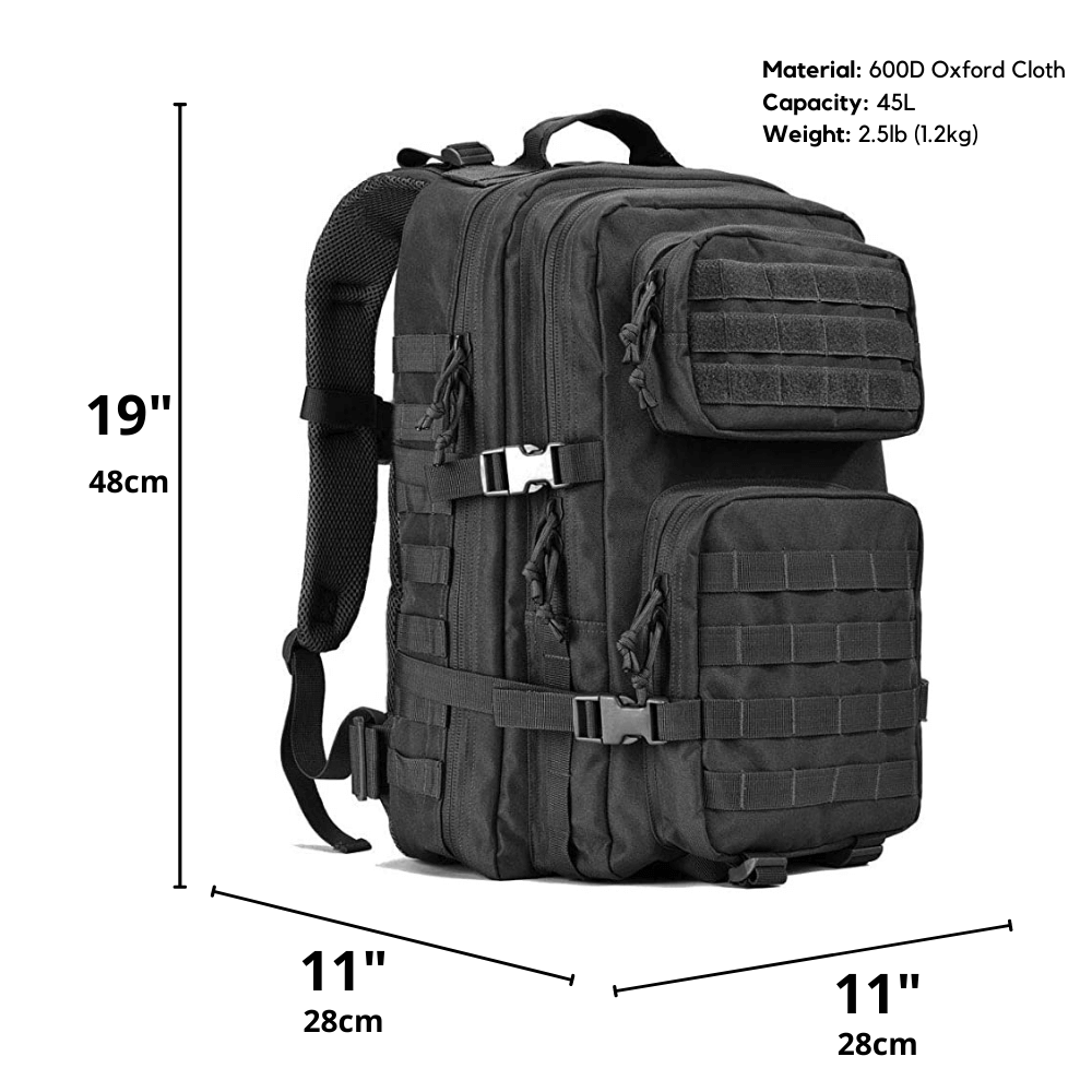 TrekForce 45L Tactical Backpack