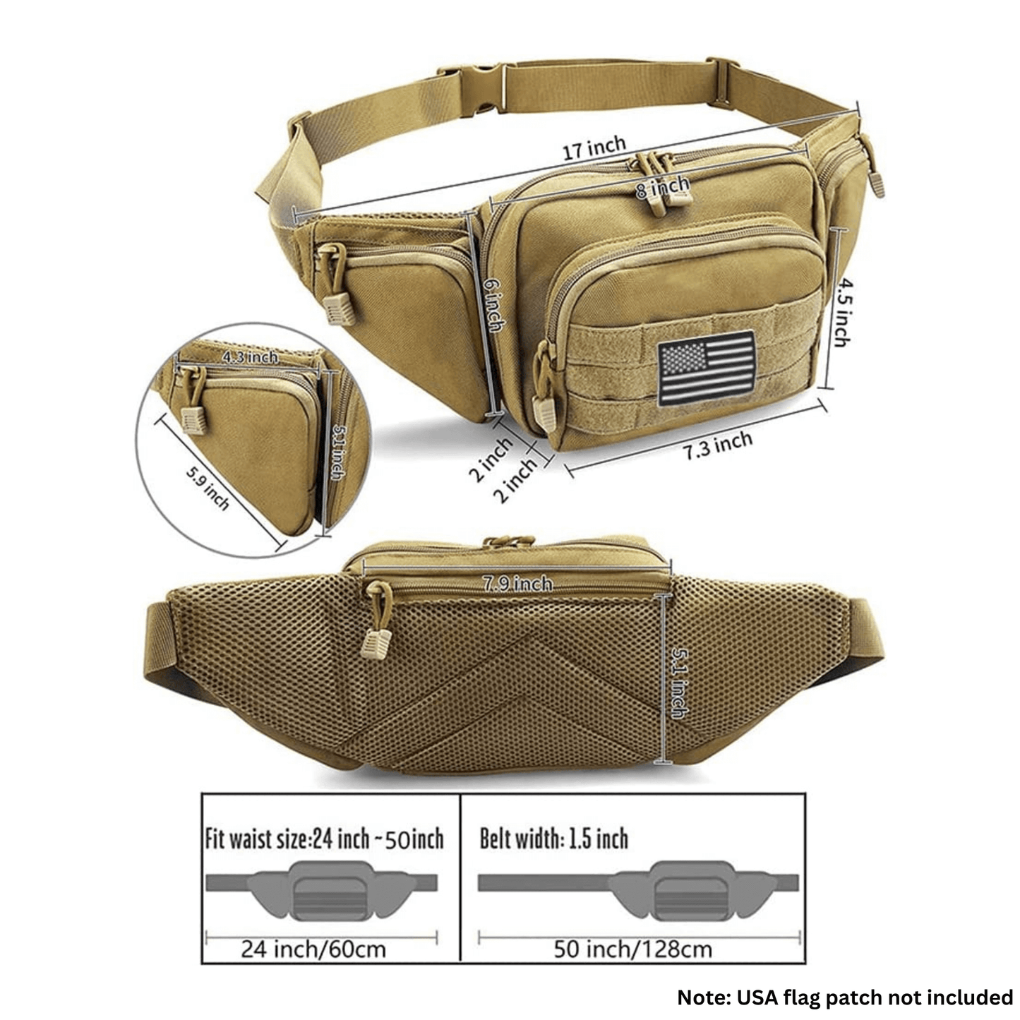 GearGuard Tactical Waist Pack