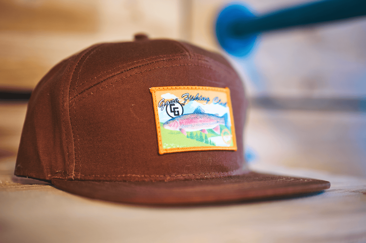 CG \ 7 Panel Hat \ Gone Fishing