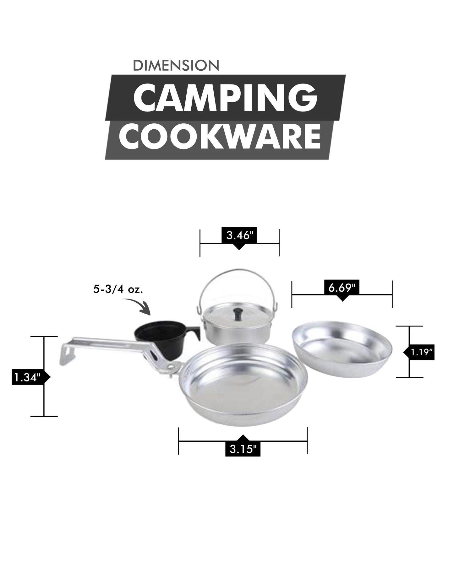 Barton Outdoors / Camping Cookware Set