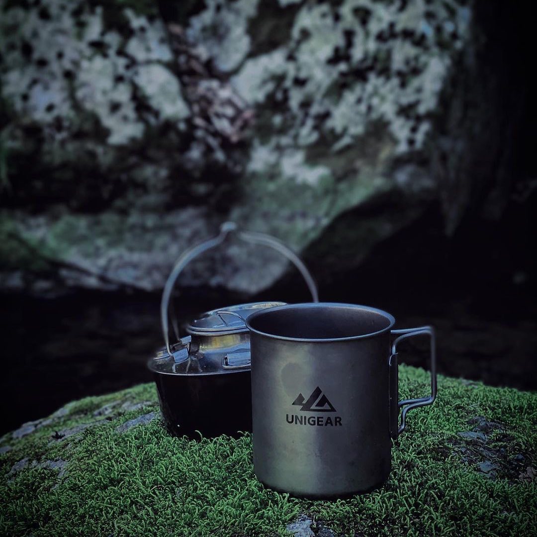 Unigear 100% Titanium Camping Cup 450ml